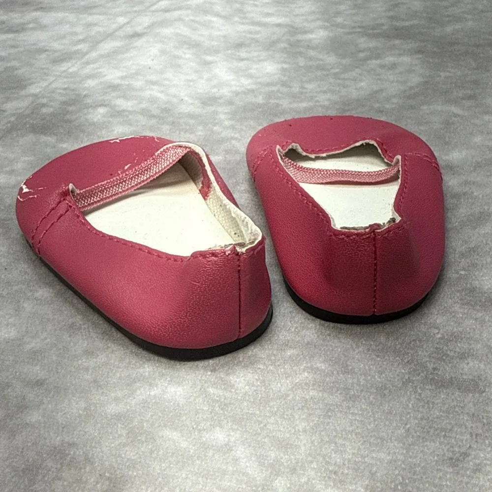 American Girl‎ Lot Shoes/Clothes Pink Flats Skate Socks Anywhere Boots *READ*